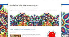 Desktop Screenshot of catedracarlosmontemayor.org